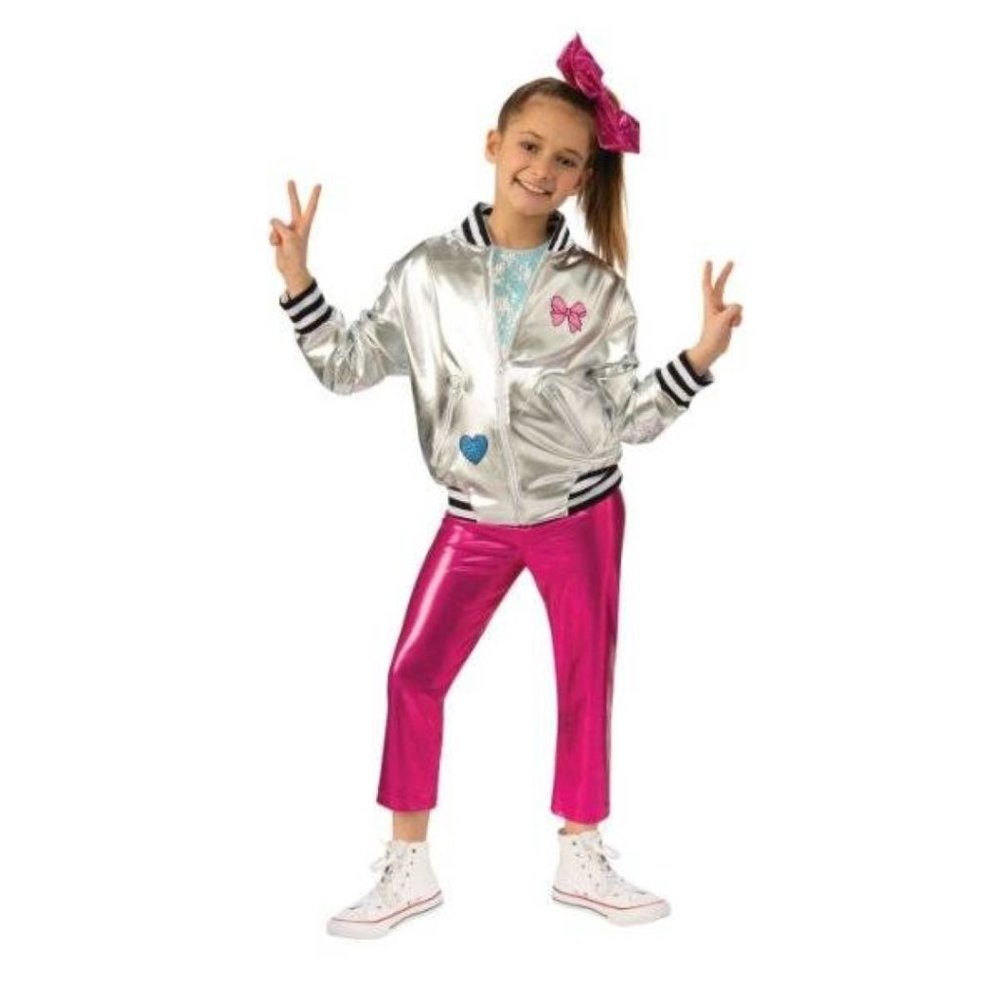 Jojo Siwa Halloween Costume 12/14 Music Video Dancer Nickelodeon Pink 4 Pc Girls